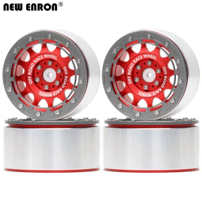 Aluminum 2.6" Beadlock Wheel Rim For RC 1/10 1/7 1/8 MK07 Axial 4082 H8H CROSS - Image 1 of 4