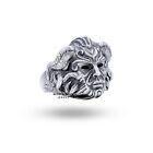 Supernatural Cruel Demon Mythology Evil Spirit Oxidized 925 Silver Men Ring Gift