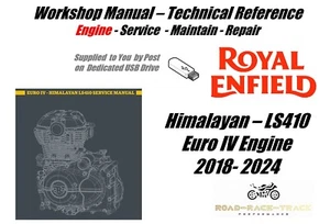 Manual de taller del motor Royal Enfield Himalayan LS410 USB 2018-2024 - Imagen 1 de 15
