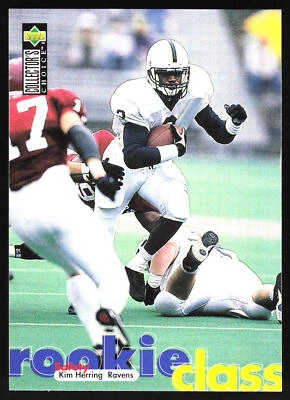 1997 Collector's Choice Kim Herring #38 Baltimore Ravens RCL, RC Football Card - Image 1 of 2