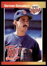 1989 Donruss German Gonzalez A Baseball Cards #590