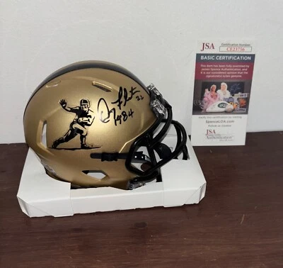 Doug Flutie Signed Autographed Heisman Mini Helmet w/ 1984 Heisman JSA - Image 1 of 2