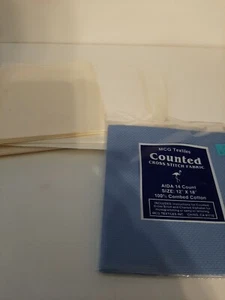 LOT OF MISC. CROSS STITCH FABRIC - Picture 1 of 7