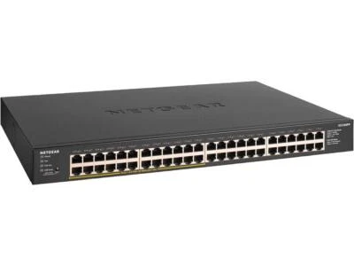 NETGEAR 48-port Gigabit Ethernet Unmanaged PoE+ Switch with 24-Ports PoE+ (GS348 - Image 1 of 3