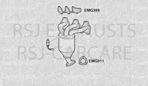 ECGM1037TA Katalysator (R103) Krümmer Kat BM91018H - Bild 1 von 1