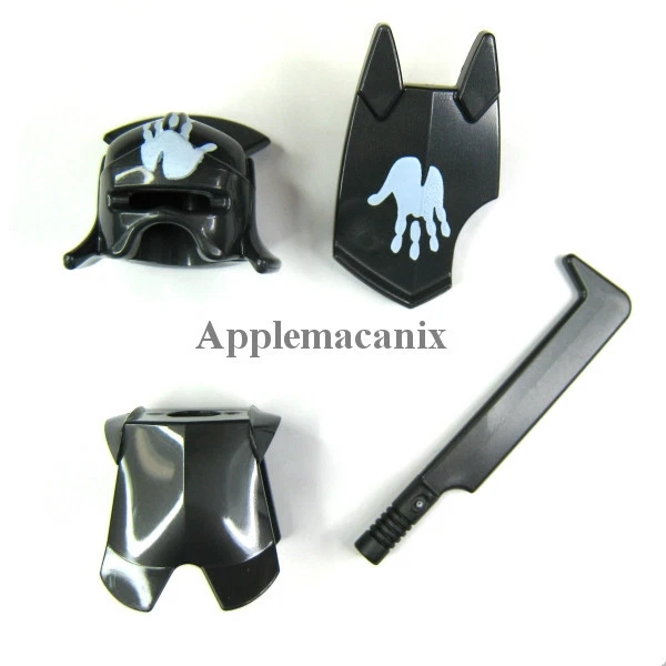 NEW LEGO Lord of the Rings LOTR 9476 ORC URUK-HAI WHITE HAND HELMET/SHIELD ARMOR - Image 1 of 1