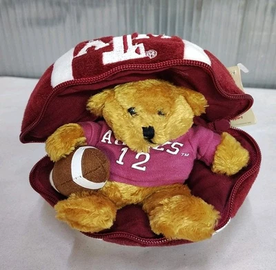 Texas A&M Aggies Stuffed Bear in a Ball - Image 1 of 4
