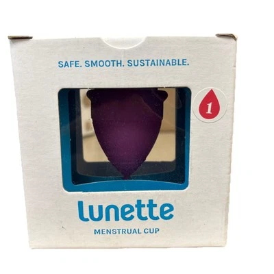 Copa Menstrual Lunette, Violeta, Modelo 1 Foto 1 de 3