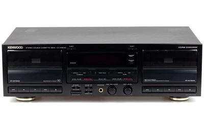 Kenwood KX-W6040 Doppel Kassettendeck / Twin Rec / gewartet 1 Jahr Garantie [2] - Bild 1 von 4
