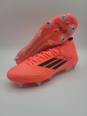 Adidas F50 Elite Mid SG Men's Size 8 Turbo Aurora Black Soccer Cleats IH6133 New - Image 1 of 4
