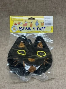 Vintage Build A Bear Black Cat Maske (für Ihren Bären) selten - Bild 1 von 2
