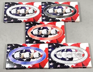 Complete Set 1999 State Quarter Collection Platinum Gold Denver Philadelphia SF - Picture 1 of 11