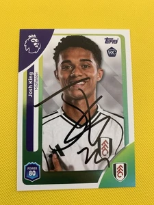 Tarjeta de novato Topps firmada por Josh King con certificado de autenticidad - Fulham / Inglaterra - Imagen 1 de 1