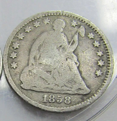 1858 U.S. HALF DIME Silver 1/2D - Image 1 of 4