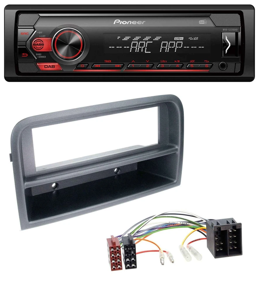 Pioneer DAB 1DIN MP3 AUX USB Autoradio für Fiat Croma (ab 2005) - Bild 1 von 4
