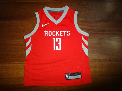 Preschool M (5/6) Nike James Harden Houston Rockets Icon Edition Jersey Cover