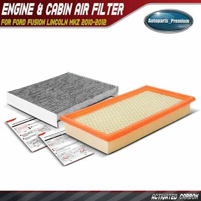 Filtro de aire de cabina de motor y carbón activado para Ford Fusion Lincoln MKZ 2010-2012 Foto 1 de 4