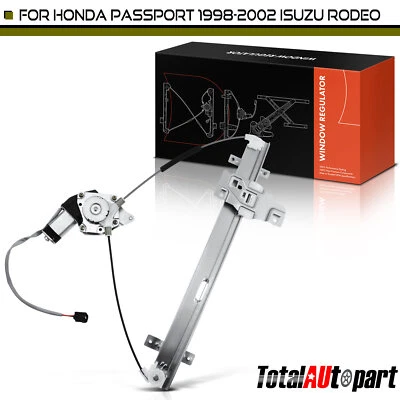 Regulador de ventana con motor 2 pines para Honda Passport 1998-2002 Isuzu delantero derecho Foto 1 de 4