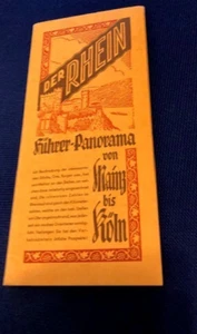 Der Rhein Führer-Panorama v. Mainz bis Köln Leporello 170cm - von 1930 wie NEU! - Bild 1 von 5
