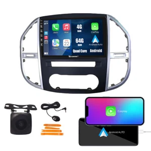 For Benz Vito 2016 Carplay Android Car Stereo Radio GPS Navi WiFi 4+64G - Picture 1 of 16