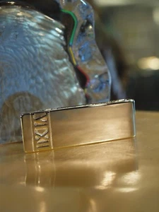 925 SILVER PLATED MONEY CLIP (VIXII DESIGN) - NEW / AUSSIE STOCK ! - Bild 1 von 4