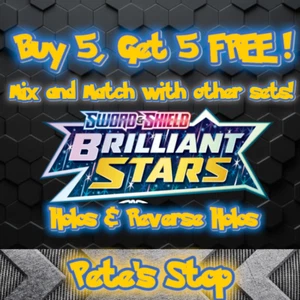 Pokemon Cards - Sword & Shield - Brilliant Stars - Holos & Reverse Holos - - Picture 1 of 1