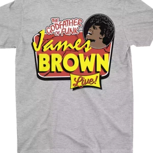 James Brown GRAY T-shirt Unisex short sleeve All sizes S to 45Xl XZ486 - Picture 1 of 3