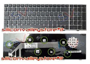Tastiera Italiana Con Frame Silver per Notebook HP ProBook 4540S 4545S - Imagen 1 de 1