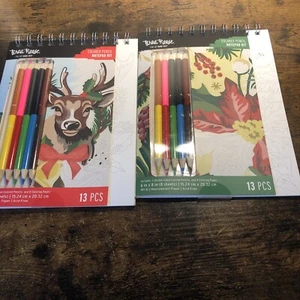 Brea Reese: Colored Pencil Color-By-Number - Holiday Lot Of 2 - Picture 1 of 8