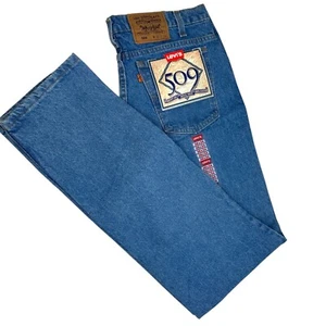 Vintage 80's Levis 509 Orange Tab Size 36x34 Made in USA New Old Stock - Picture 1 of 5