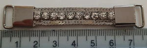 Diamond Rhinestone Crystal Buckle Ribbon Sliders - Picture 1 of 3
