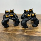 Bearfoots Bears Napkin Ring Black Bears Making Arch Big Sky Carvers