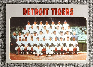 1970 Topps #579 Detroit Tigers Team Card - Good, Off Center - Picture 1 of 5