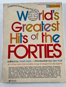 World's Greatest Hits of the Forties Orgel Songbook Noten - Bild 1 von 7