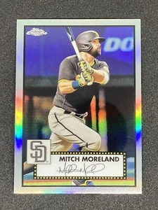 Topps Chrome Platinum Anniversary 2021 Mitch Moreland Refractor Baseball Card - Picture 1 of 1