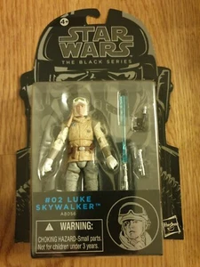 02 LUKE SKYWALKER HOTH STAR WARS BLACK SERIES 3,75" AZUL - Imagen 1 de 2