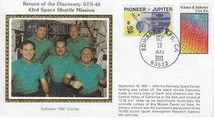 Transbordador espacial Discovery STS-48 misión astronautas Kennedy EE. UU. seda Colorado 1991 - Imagen 1 de 1