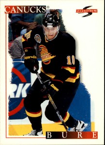 1995-96 Score Canucks Hockey Card #135 Pavel Bure