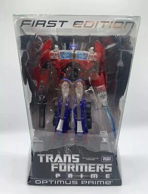 Takara Tomy Transformers Prime First Edition Voyager Optimus Prime Clear Ver. - Image 1 of 3