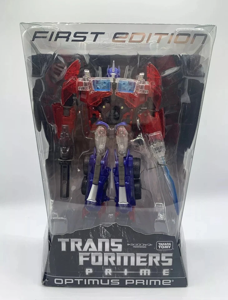 Takara Tomy Transformers Prime First Edition Voyager Optimus Prime Clear Ver. - Image 1 of 3
