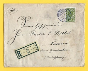 Carta de nobleza con contenido, carta R de Viena (17.XI.19) n.o Naensen, Mi.N.270x - Imagen 1 de 4