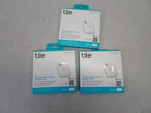 Tile Mate Tracker (2022) - 3 Pack - White - New - Photo 1 sur 3