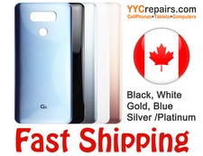 LG G6 Rear Back Door Glass Panel Battery Cover Housing Replacement + Adhesive