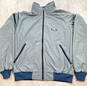 VTG L.L. Bean Men’s Large Nylon Fleece Lined Bomber Jacket - Picture 1 of 16