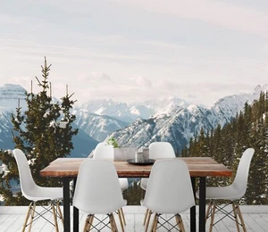 3D Snow Mountain 7019 Wallpaper Mural Wall Print Wall Wallpaper Murals US Coco - Picture 1 of 11