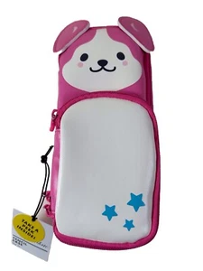 Paperchase Dog Pouch Compartment Pencil Case Two Zips Kids - BACK TO SCHOOL - Picture 1 of 6