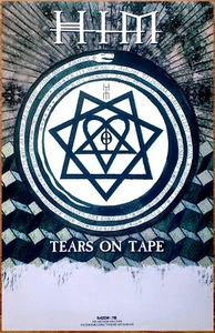 HIM Tears On Tape Ltd Ed New RARE Tour Poster +BONUS Rock Metal Poster! H.I.M. - Picture 1 of 2
