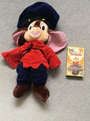 Peluche Feivel vintage Sears 1986 22" FIEVEL GOES WEST AN AMERICAN TAIL TALE + VHS Foto 1 de 4