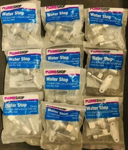 Plumbshop 1/4 Turn Angle Stop Water Shut Off Ball Valve 1/2" X 3/8" -- LOT OF 10 - Picture 1 of 2