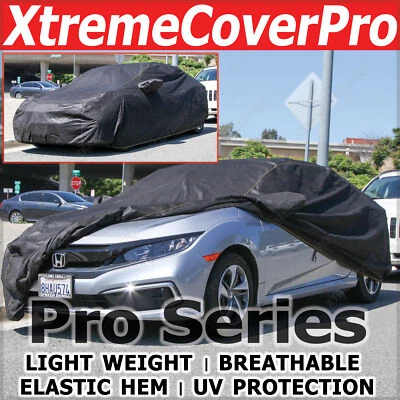 2024 HONDA CIVIC SEDAN BREATHABLE CAR COVER W/MIRROR POCKET BLACK - Изображение 1 из 4